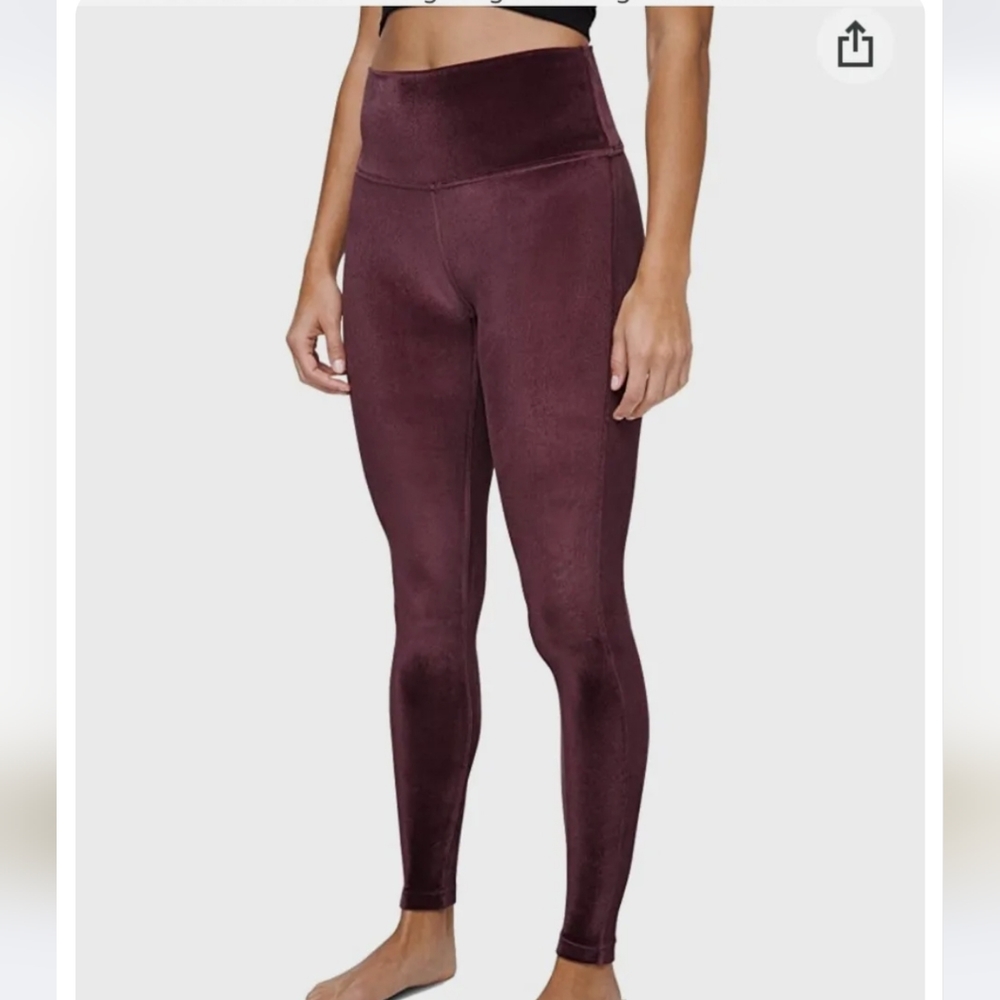 Lululemon wonder lounge special addition leggings 6